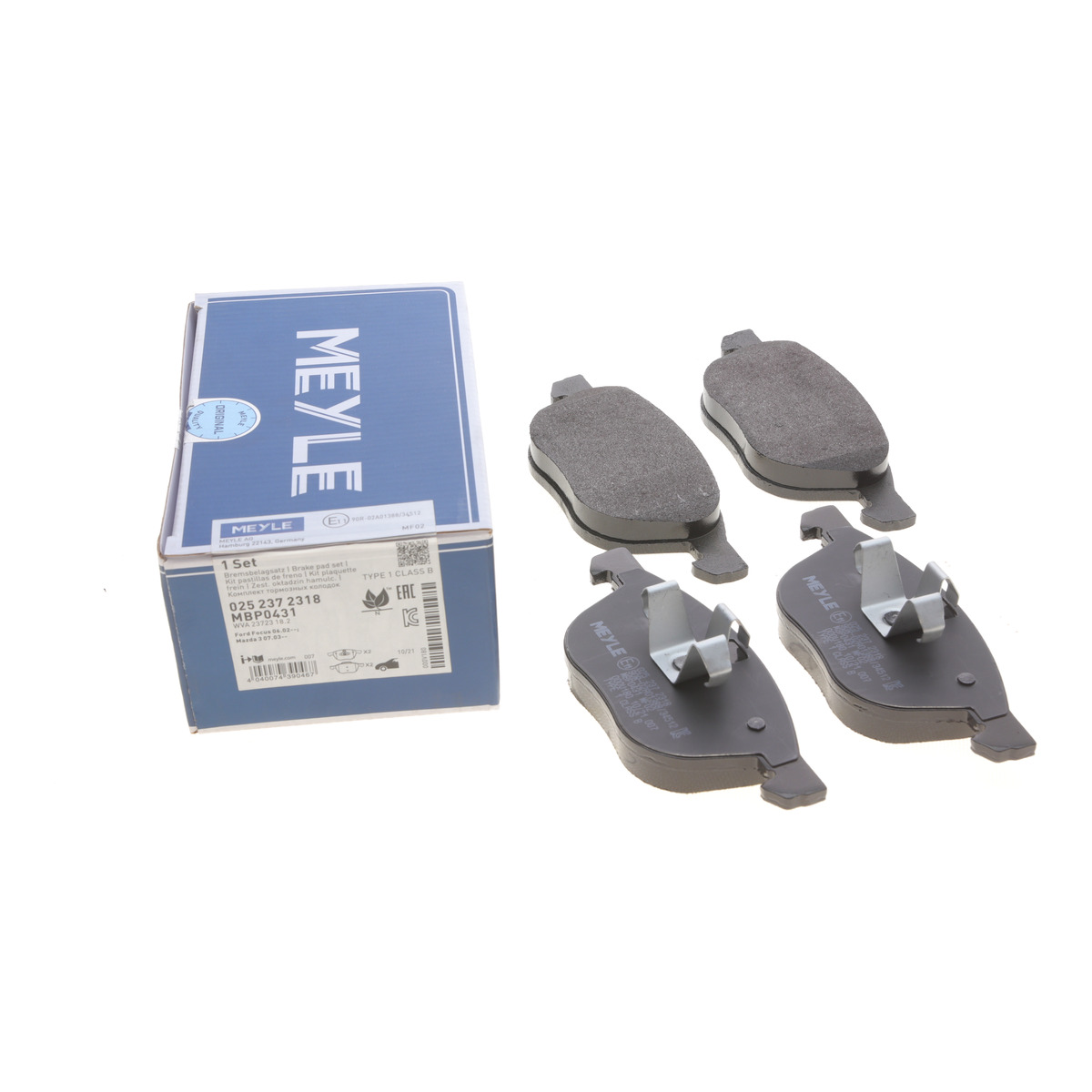 Колодки тормозные (передние) Ford Focus II-III/Kuga/Connect/Mazda 3/5/Volvo C30/C70/S40 03-