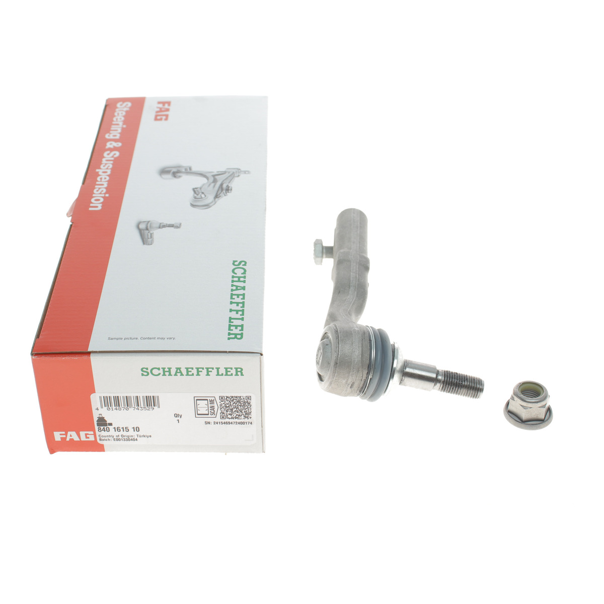 Накінечник тяги керма (R) BMW 3 (G20/G80/G28) 18- B47/B48/B58 FAG