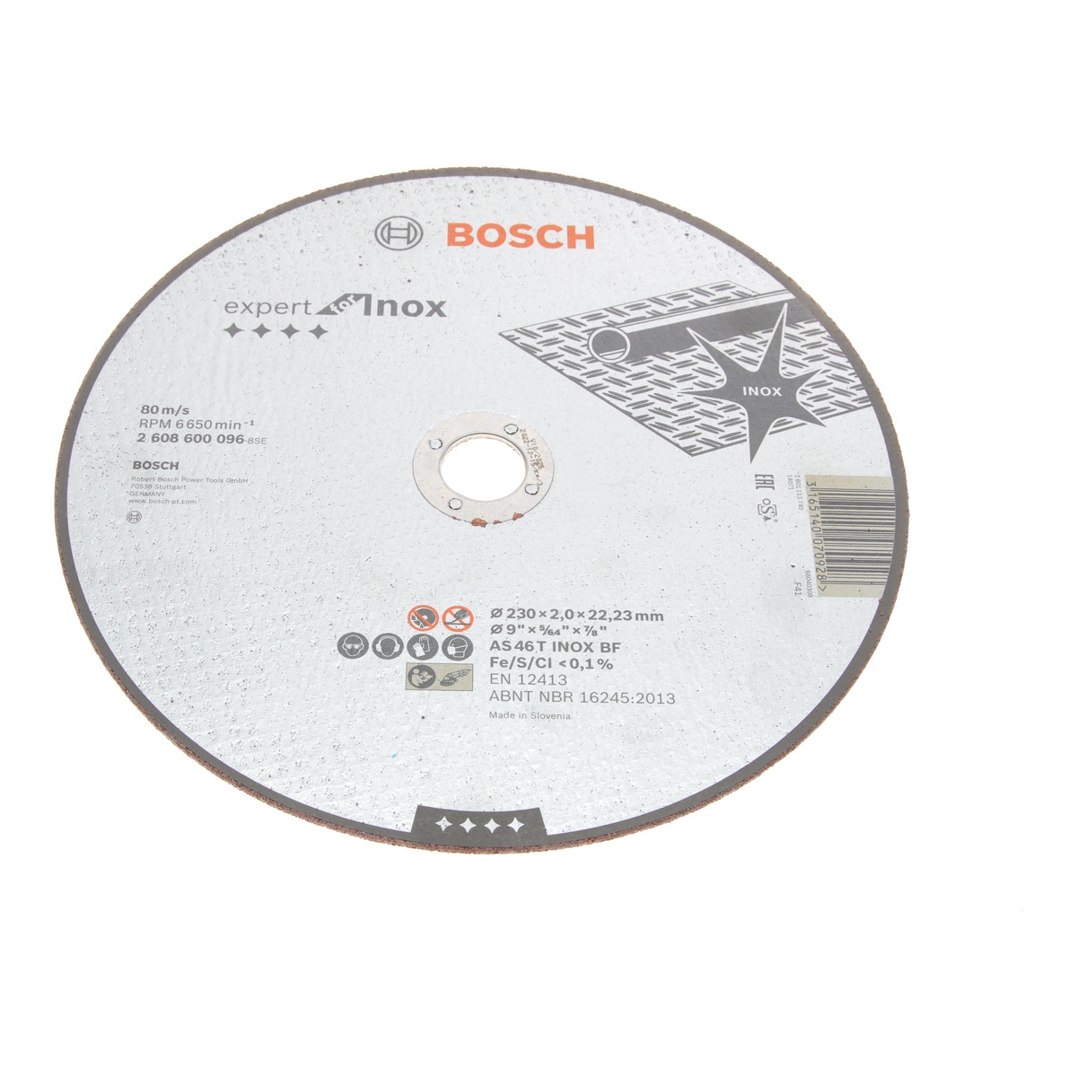 Круг відрізний 230x2x22,23 мм Bosch