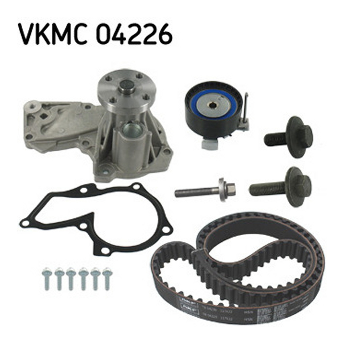 Комплект ГРМ (ремінь + ролик + водяний насос) VOLVO C30, S40 II, V50, FORD B-MAX, C-MAX, C-MAX II, ECOSPORT, FIESTA, FIESTA V, FIESTA VI, FOCUS C-MAX, FOCUS II, FOCUS III, FUSION 1.2-1.6LPG 11.01-
