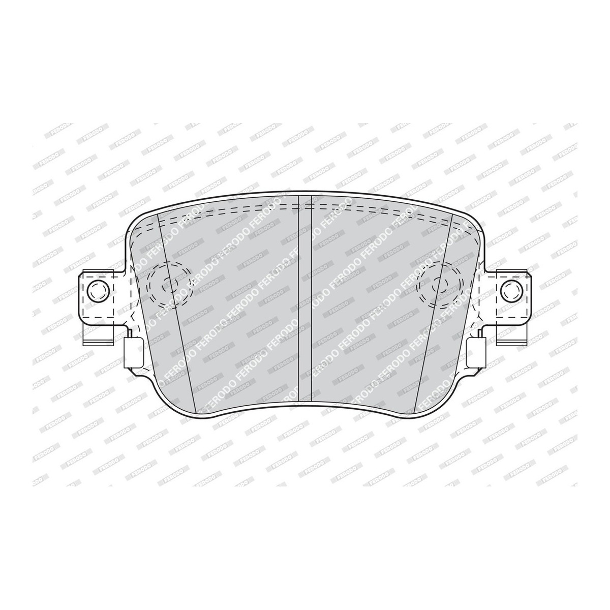 Комплект гальмівних колодок задн (з комплектуючими), AUDI A1, A1 CITY CARVER, Q3, SEAT ALHAMBRA, LEON, LEON SC, LEON ST, SKODA OCTAVIA III, OCTAVIA IV, VW CADDY ALLTRACK IV 1.0-2.5 05.10-