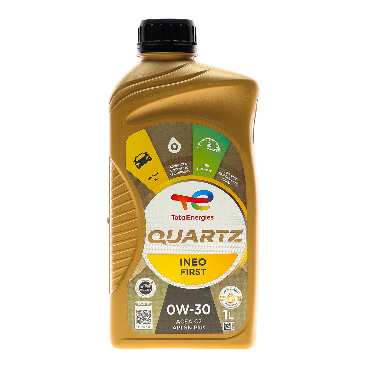 Олива 0W30 Ineo First (1л) (B71 2312/WSS-M2C934-B/ACEA C2) Total