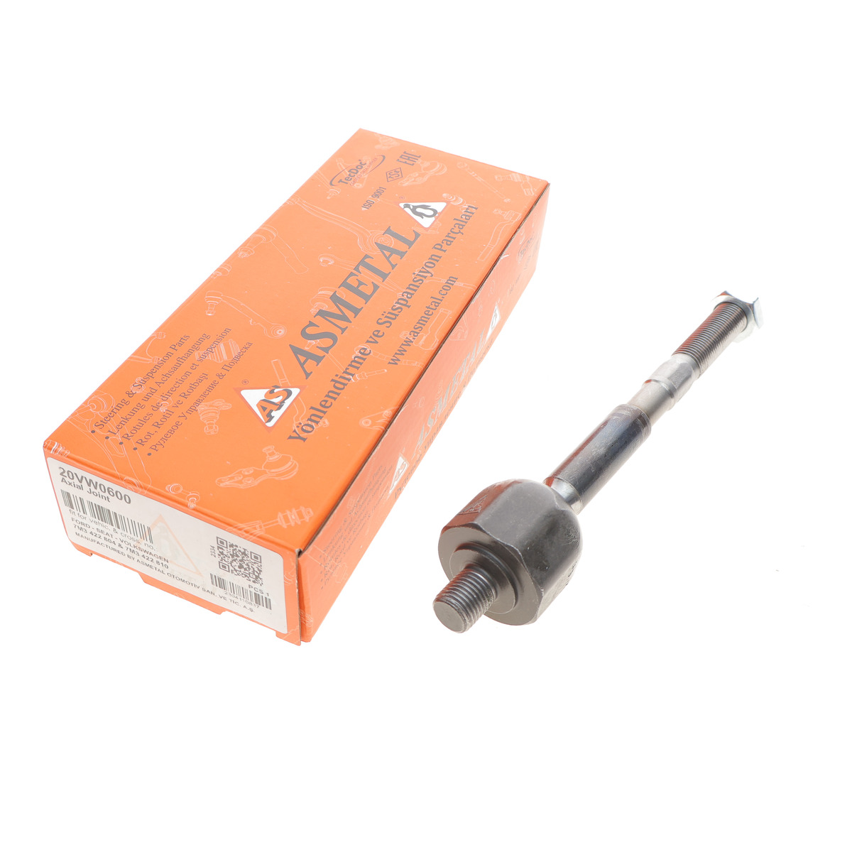 Тяга рульова VW Sharan/Ford Galaxy 95-10 (L=185.5mm) ASMETAL
