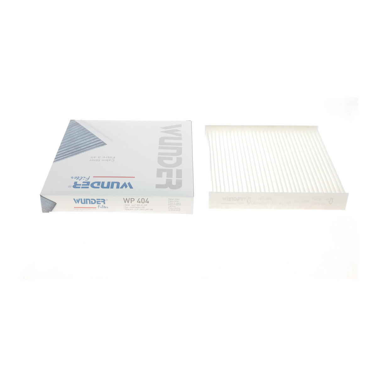 Фільтр салону Citroen Berlingo/Peugeot Partner 08- Wunder Filter