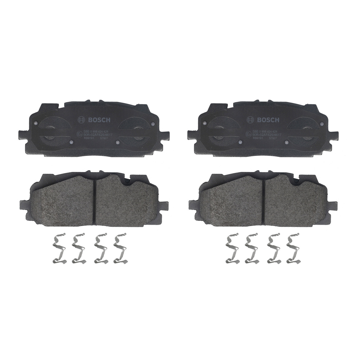 Колодки гальмівні (передні) Audi A4/A5/Q5/Q7 15-/ A5 Sportback 07-17/ A6/A7/A8/Q3/Q8/VW Touareg 17- Bosch