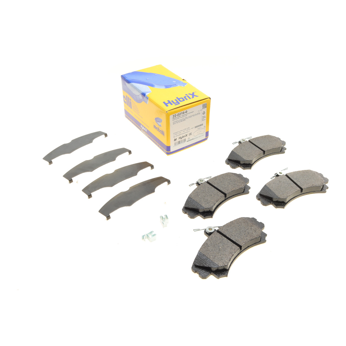 Колодки гальмівні (передні) Mitsubishi Colt 04-12/Carisma/Space Star/Volvo S40/V40 95-06/Smart 04- Metelli