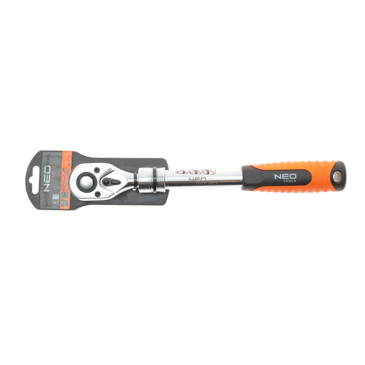 Тріскачка 1/2" телескопічна 72 зубця 305-445 мм NEO Tools
