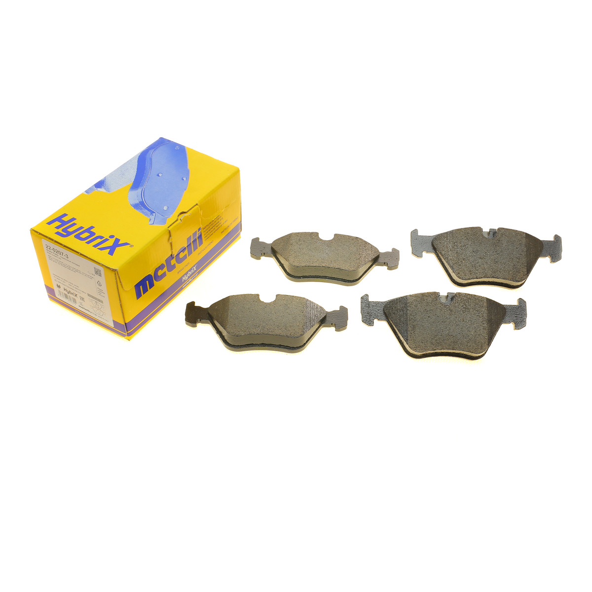 Колодки гальмівні (передні) BMW 3 (E46) 99-07/X3 (E83) 03-11/Z4 (E85/E86) 06-08 Metelli