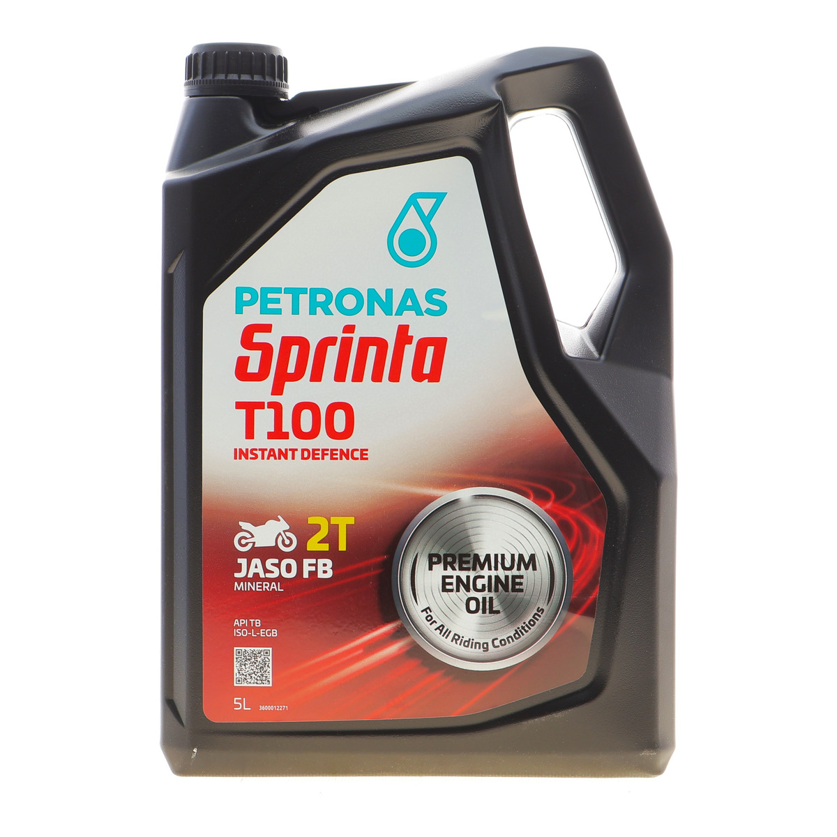 Олива SPRINTA T100 2T (5L) (JASO FB/API TB/ISO EGB) (з-на на 73122MB2EU) PETRONAS