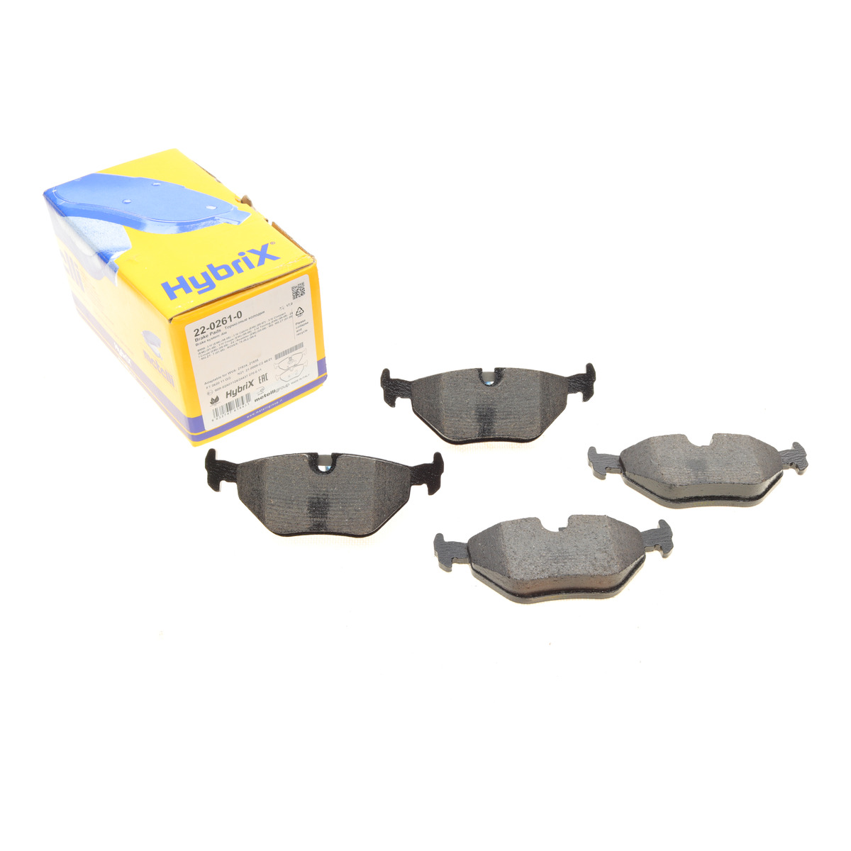 Колодки гальмівні (задні) BMW 3 (E46) 98-07/Z4 (E85/E86) 03-09/Rover 75 99-05/Saab 9-5 97-09 Metelli