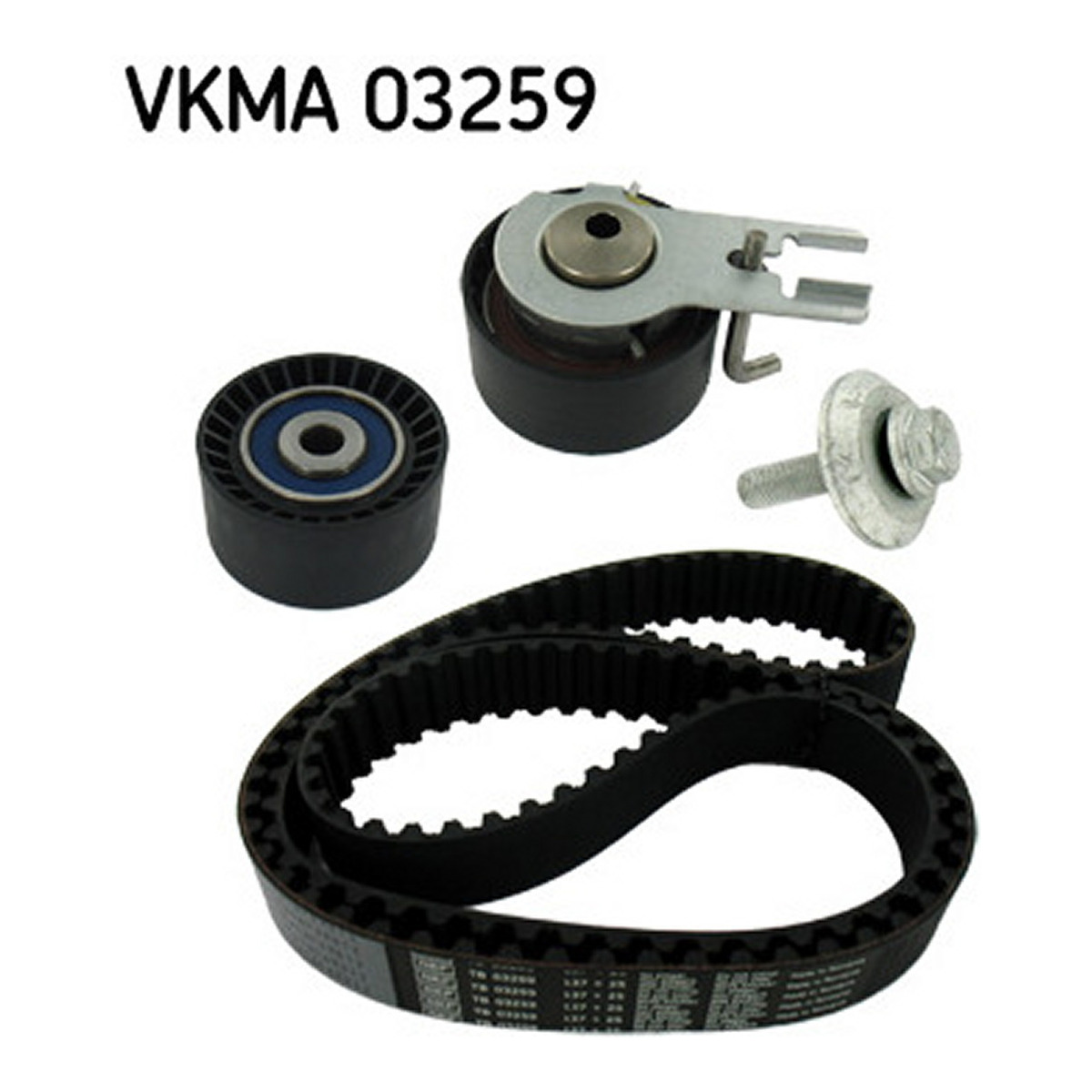 Комплект ГРМ (ремінь + ролик) VOLVO C30, S40 II, S80 II, V50, V70 III, CITROEN BERLINGO, BERLINGO MULTISPACE, C2, C3 I, C3 II, C3 PICASSO, C4, C4 GRAND PICASSO I, C4 I 1.4D/1.6D 10.03-