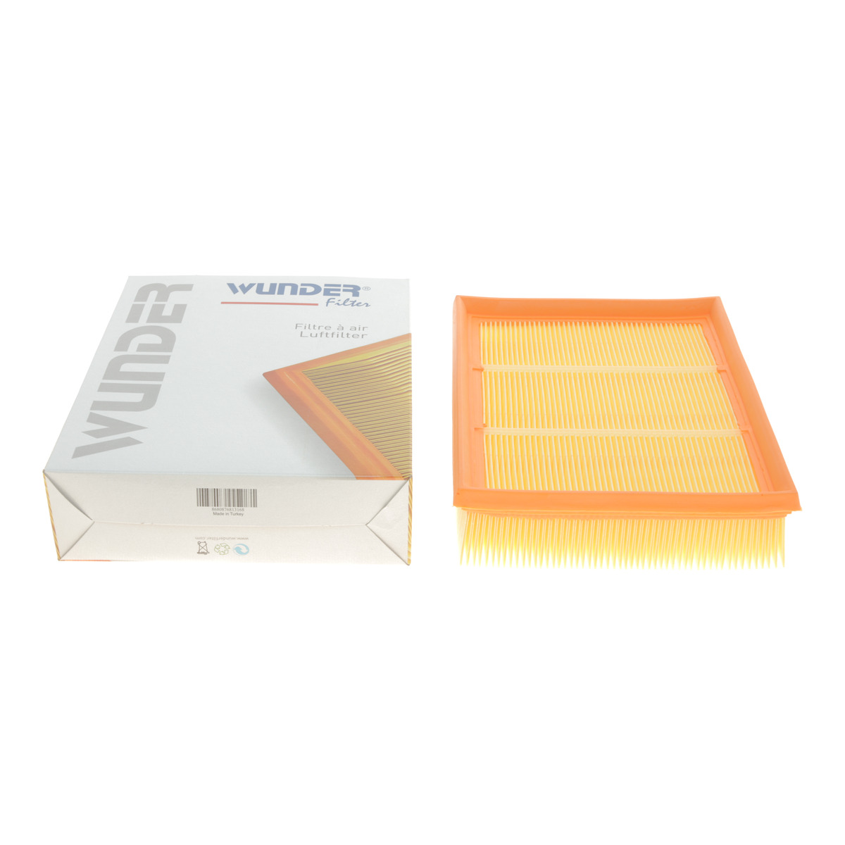 Фільтр повітряний MB (W169/W245) 1.5/1.7/2.0 Wunder Filter