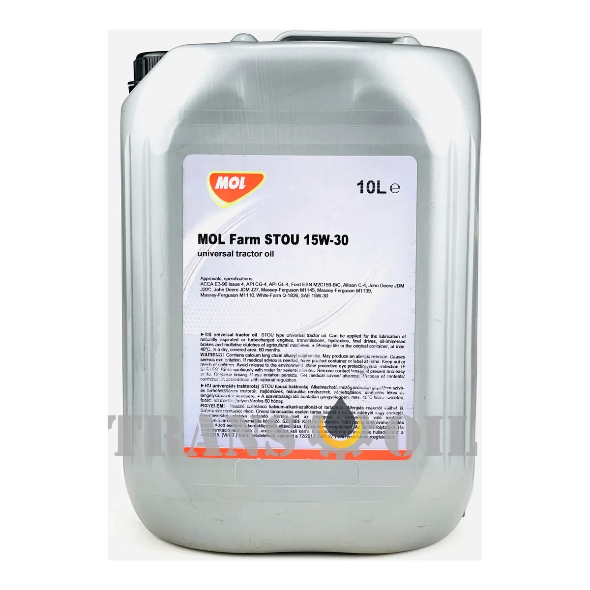 Олива трансмісійна MOL Farm STOU 15W-30 10л