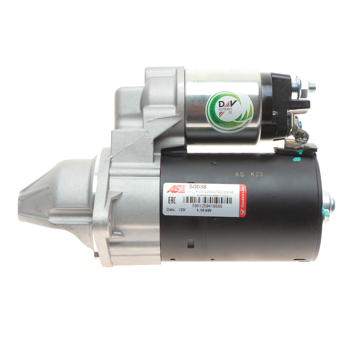 Стартер Opel Astra F/G/H 1.2-1.6 i 93-07/Combo 01-/Corsa 86-09 (12V/1.1kw) (z=9)