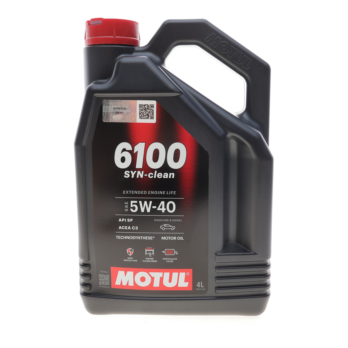 Олива 5W40 6100 Syn-clean (4L) ( ACEA C3/API PERFORMANCE SP) (113115) Motul