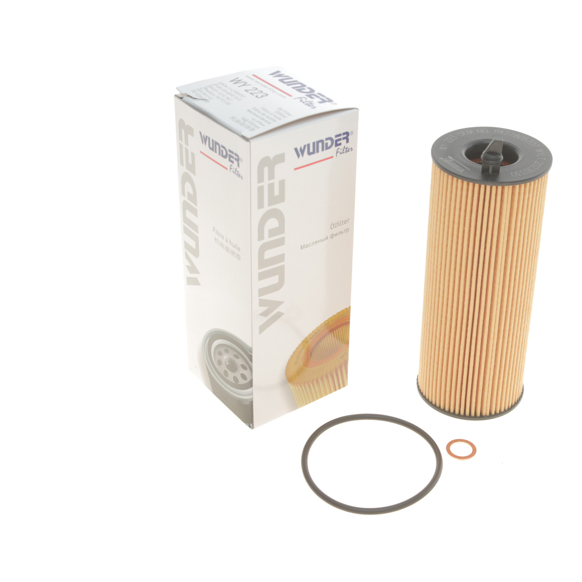 Фільтр масляний BMW 3 (E90) 320D 07- Wunder Filter