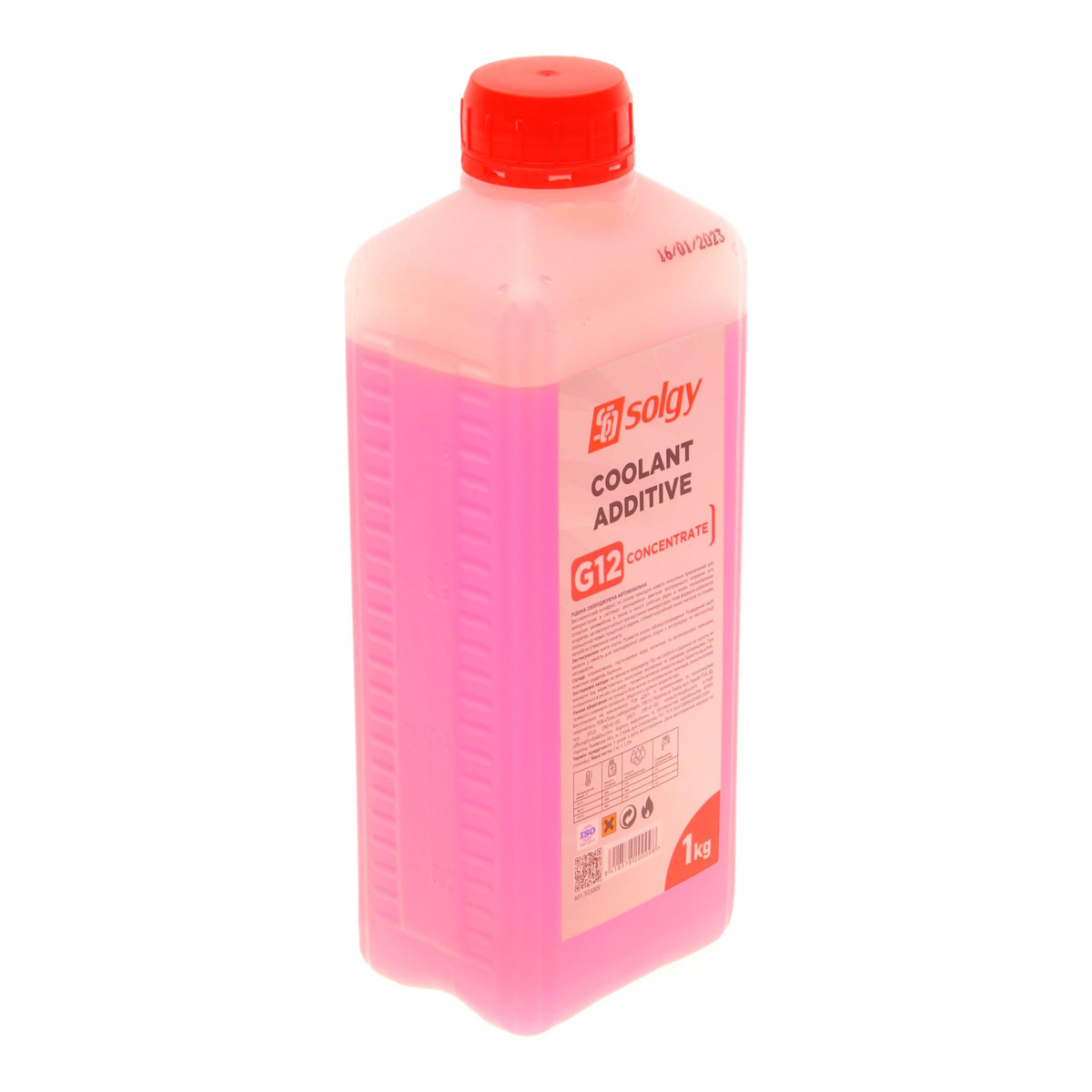 Антифриз (червоний) G12 (концентрат) (1kg) Solgy