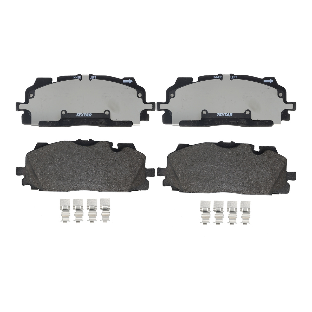 Колодки гальмівні (передні) Audi A5/Q7 2.0-3.0 D 15-/VW Touareg 17- (Akebono) Textar