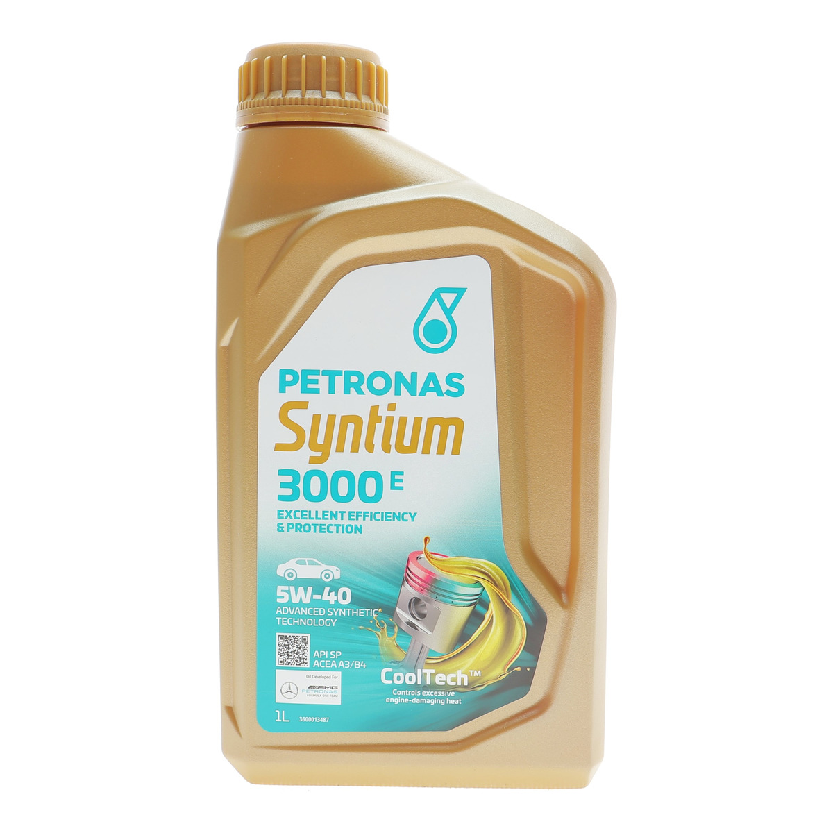 Олива 5W40 SYNTIUM 3000 E (1L) (MB 229.5/VW 502.00/505.00/LL-01/RN0700/RN0710) (API SP)(ACEA A3/B4) (з-на на 71243E18EU) PETRONAS