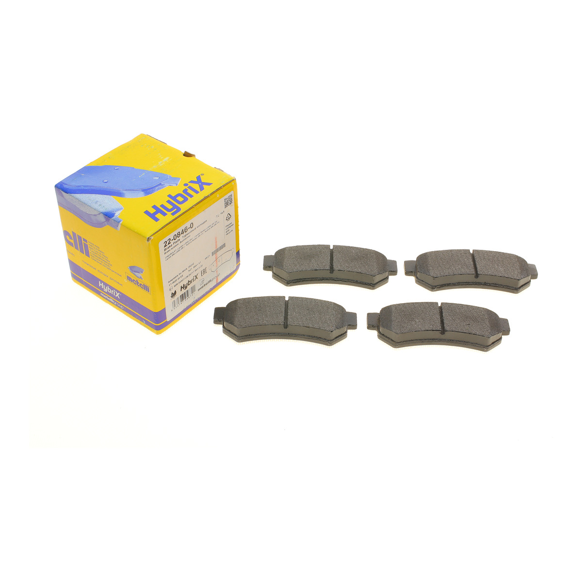 Колодки гальмівні (задні) Chevrolet Lacetti 05-/Nubira 05-11 Metelli
