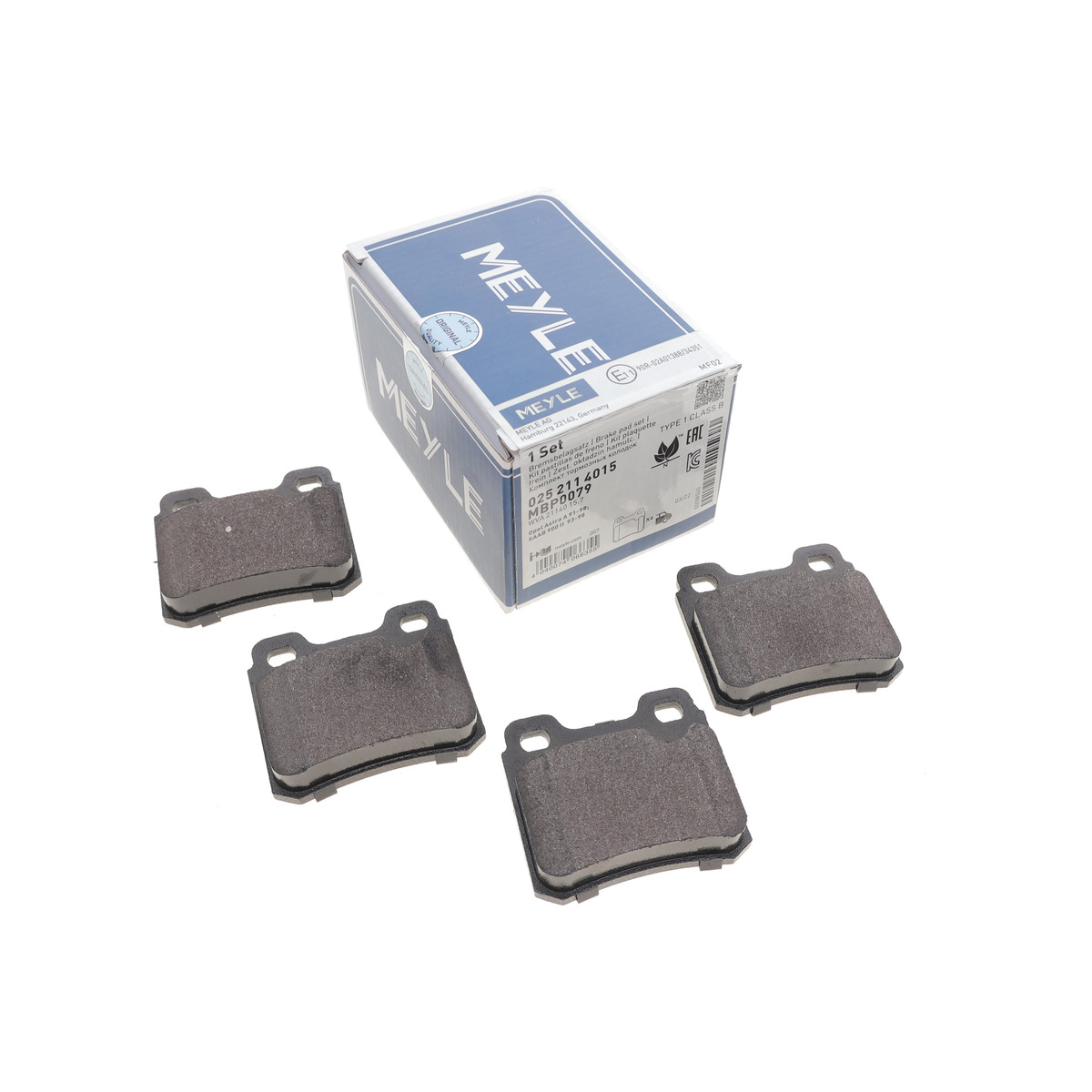 Колодки тормозные (задние) Opel Astra F/Kadet E/Vectra A 1.8-2.0 86-98