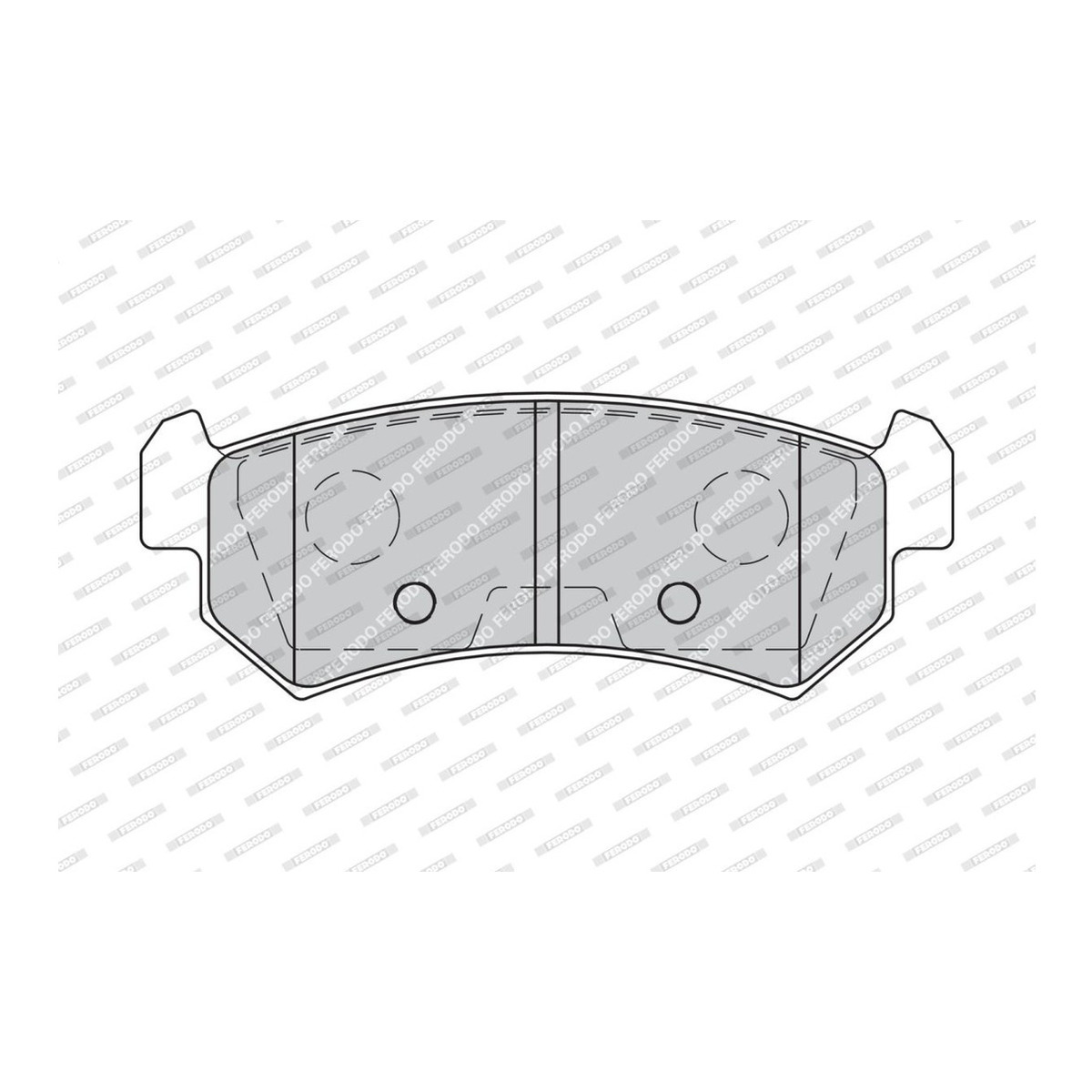 Комплект гальмівних колодок задн , CHEVROLET AVEO / KALOS, LACETTI, NUBIRA, OPTRA, REZZO, DAEWOO LACETTI, NUBIRA, TACUMA / REZZO 1.4-2.0D 05.97-