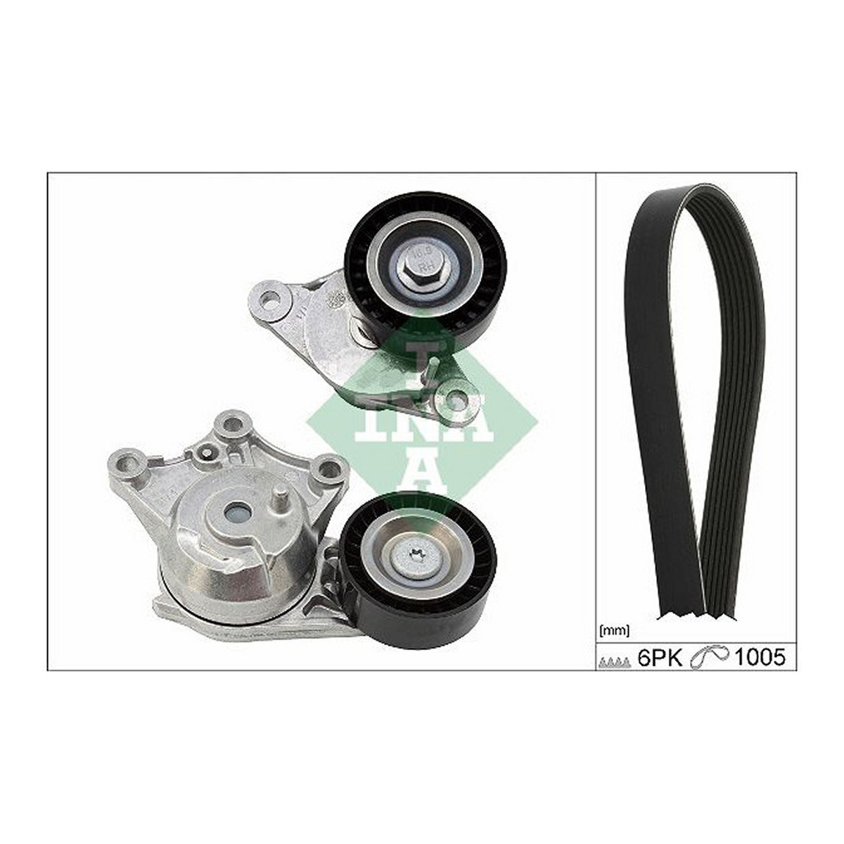 Комплект ременя генератора PEUGEOT 208/2008 1.6HDi/BlueHDi 13- (6PK1005) Schaeffler INA