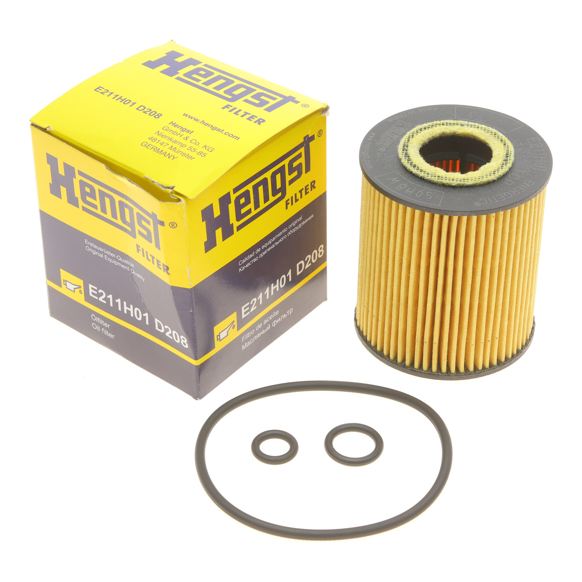 Фільтр масляний VW Polo 1.2TDI 09-/Seat Ibiza 1.2TDI 08-15/Skoda Fabia/Roomster 1.2TDI 06-14 HENGST FILTER