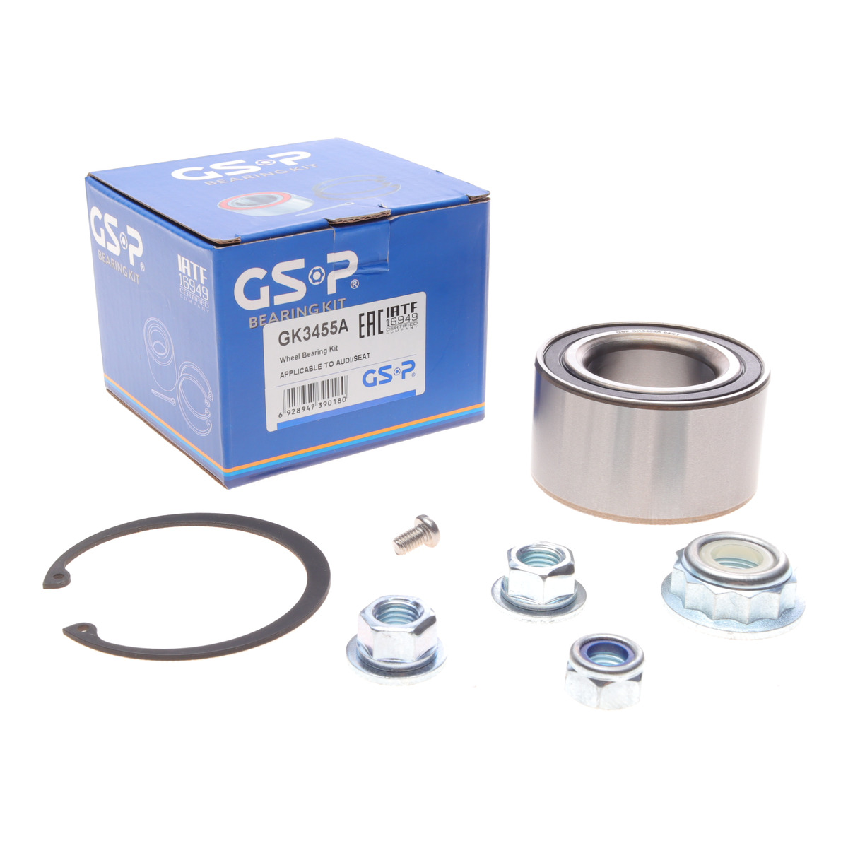 Підшипник маточини (передньої) Skoda Octavia 96-10/VW Golf IV 97-10 (40x40x74)(к-кт) GSP