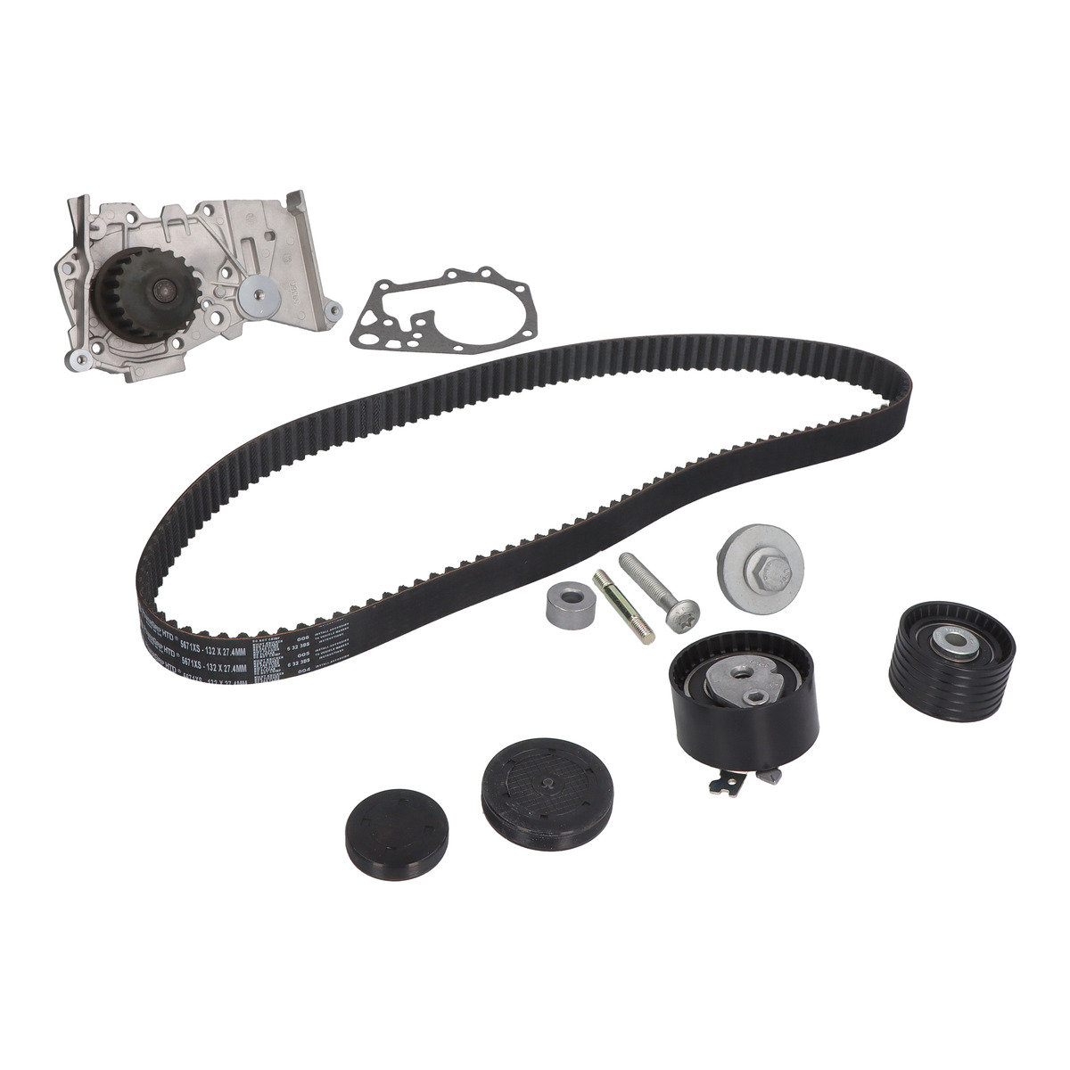 Комплект ГРМ + помпа Renault Megane III/ Scenic II/Laguna III 1.6 16V 02- (27.4x132z) Gates