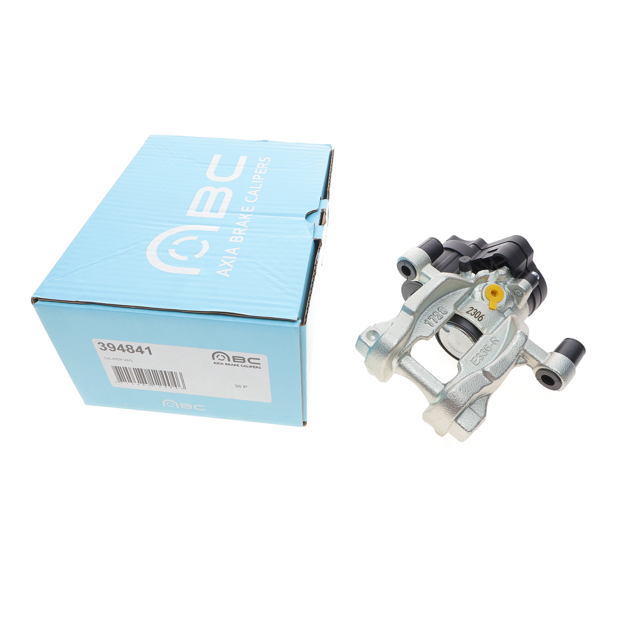 Супорт гальмівний (задній) (R) VW Golf VII/Passat B8 12- (d=42mm) (ATE) (електро) AXIA Brake Calipers