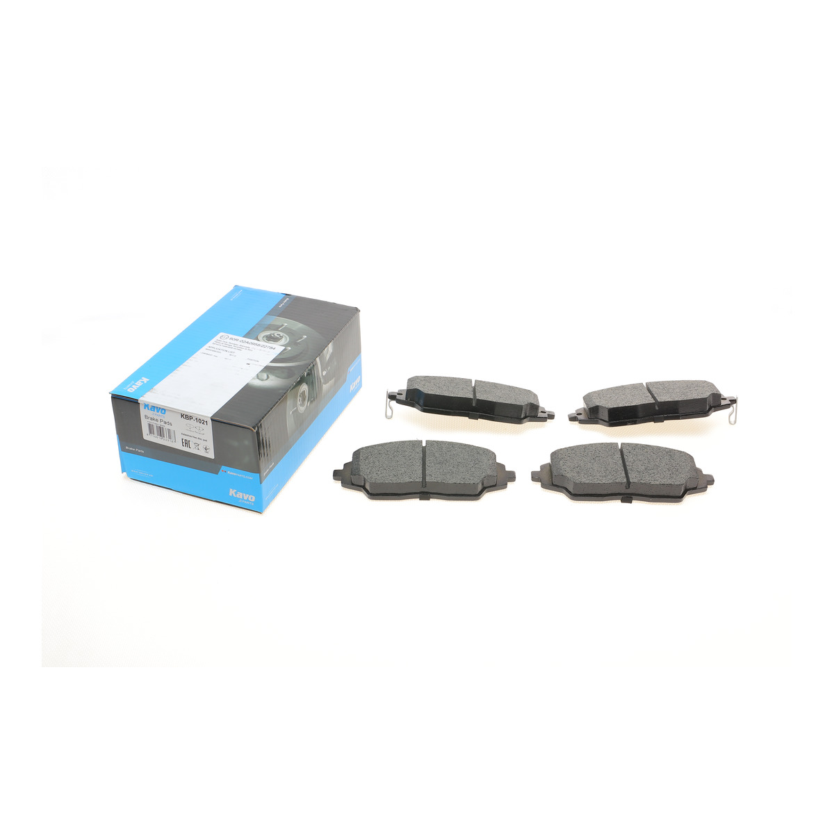 Колодки гальмівні (передні) Chevrolet Aveo 1.2-1.6 11- (142x54) KAVO PARTS