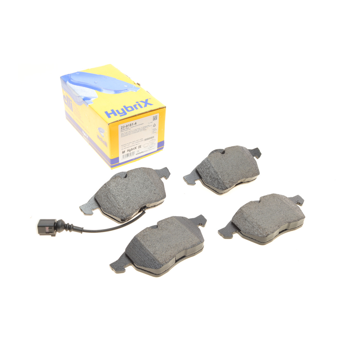 Колодки тормозные (передние) Audi A3/TT/Seat Leon/Skoda Octavia/VW Golf 96-10/Polo 05-09 (+датчик)