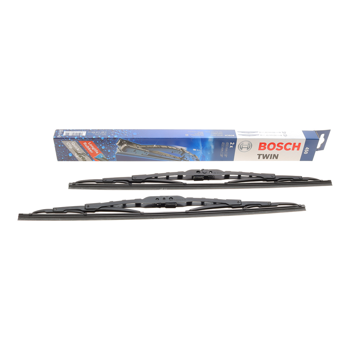 Щітки склоочисника (450/450mm) BMW 3 (E21)/5 (E12/E28)/6 (E24) 71-89 Bosch