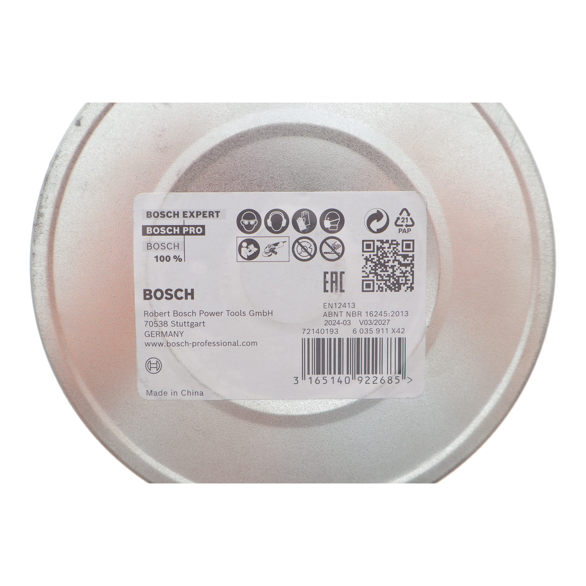 Круг відрізний (К-кт 10 шт) 125x1,6x22,23 мм PRO Stainless Steel and Metal Cutting Disc Bosch фото 2