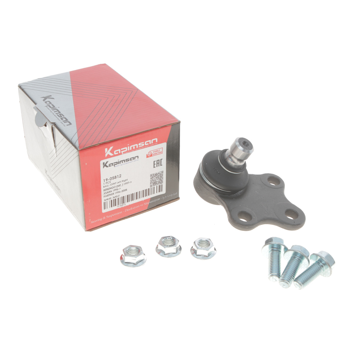 Опора кульова (передня/знизу) Citroen Berlingo/Peugeot Partner 96- (d=18mm) Kapimsan