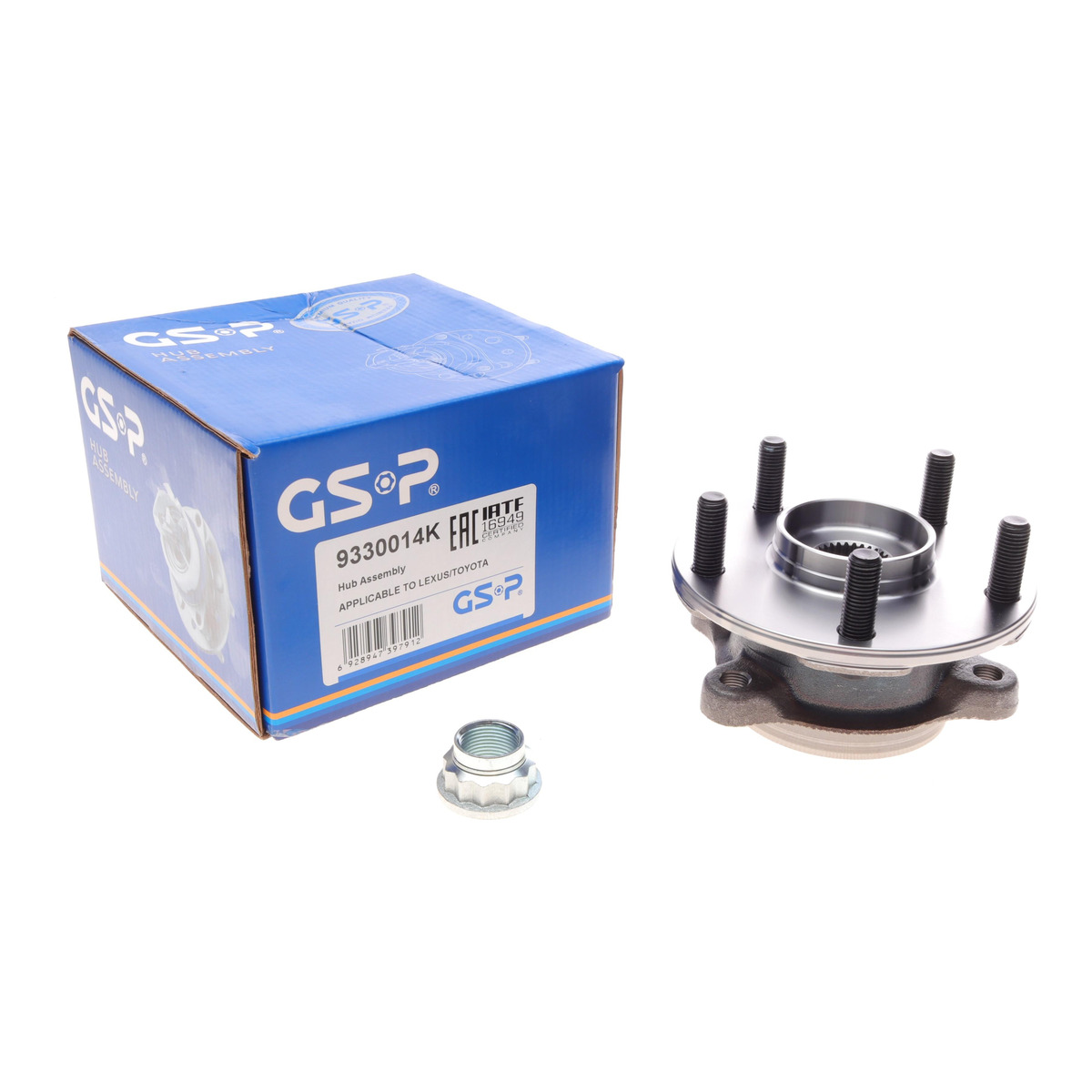 Підшипник маточини (передньої) Toyota Auris 06-12/Avensis 08-18/RAV 4 05-18(+ABS) GSP