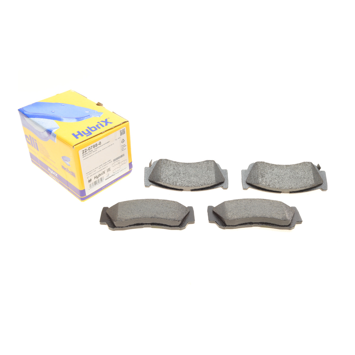 Колодки гальмівні (задні) Hyundai Santa Fe II 06-12/H-1 01-07 Metelli