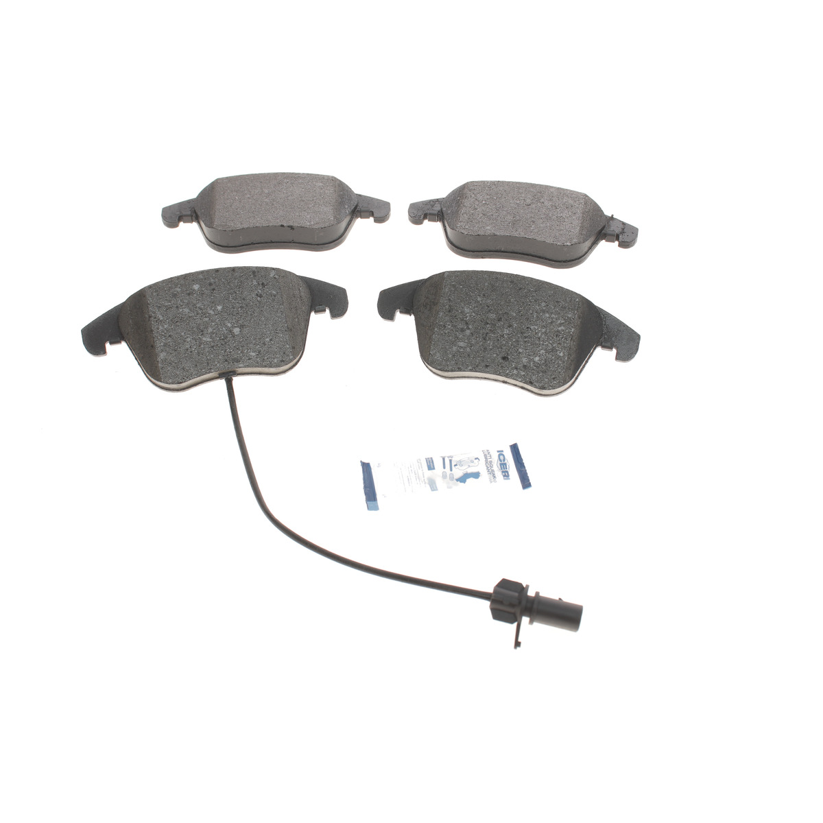 Колодки тормозные (передние) Audi A4 07-18/Audi A5 07-/Audi Q5 12-17 (+датчик)