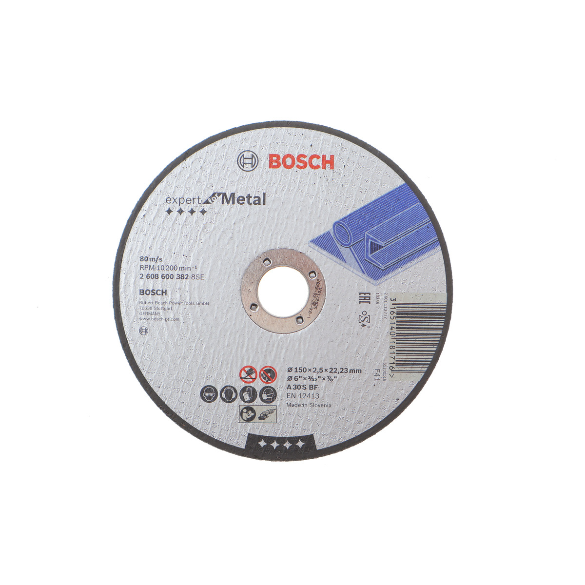 Круг відрізний 150x2,5x22,23 мм PRO Metal Bosch