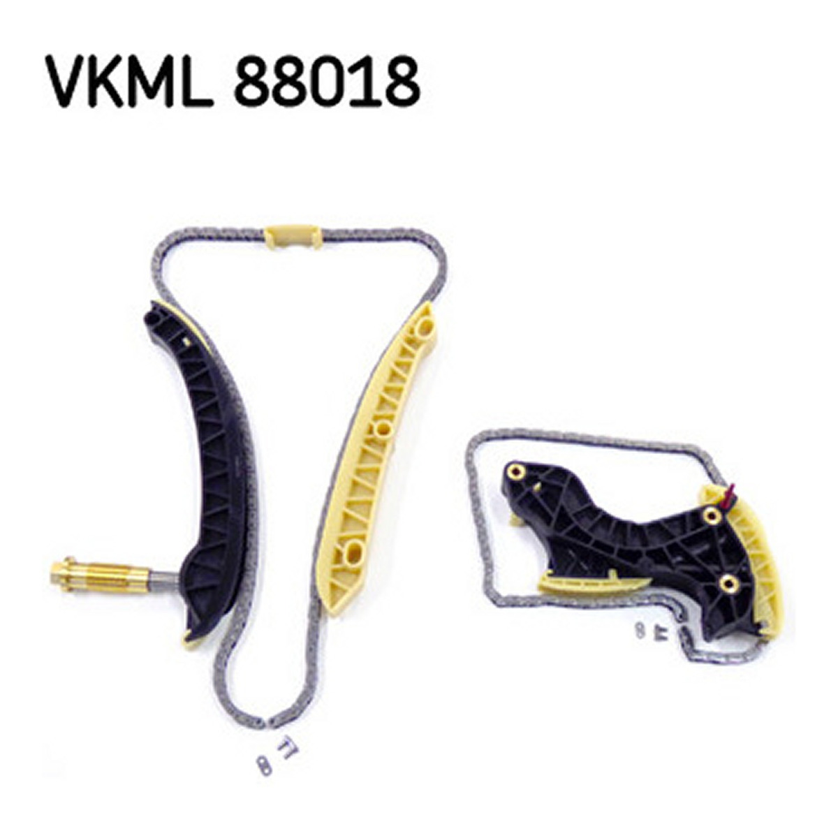 Комплект ГРМ (ланцюг + елементи) MERCEDES C (CL203), C (W203), C (W204), C T-MODEL (S203), C T-MODEL (S204), CLC (CL203), CLK (A209), CLK (C209), E (W211), E (W212) 1.6-1.8LPG 05.02-12.18