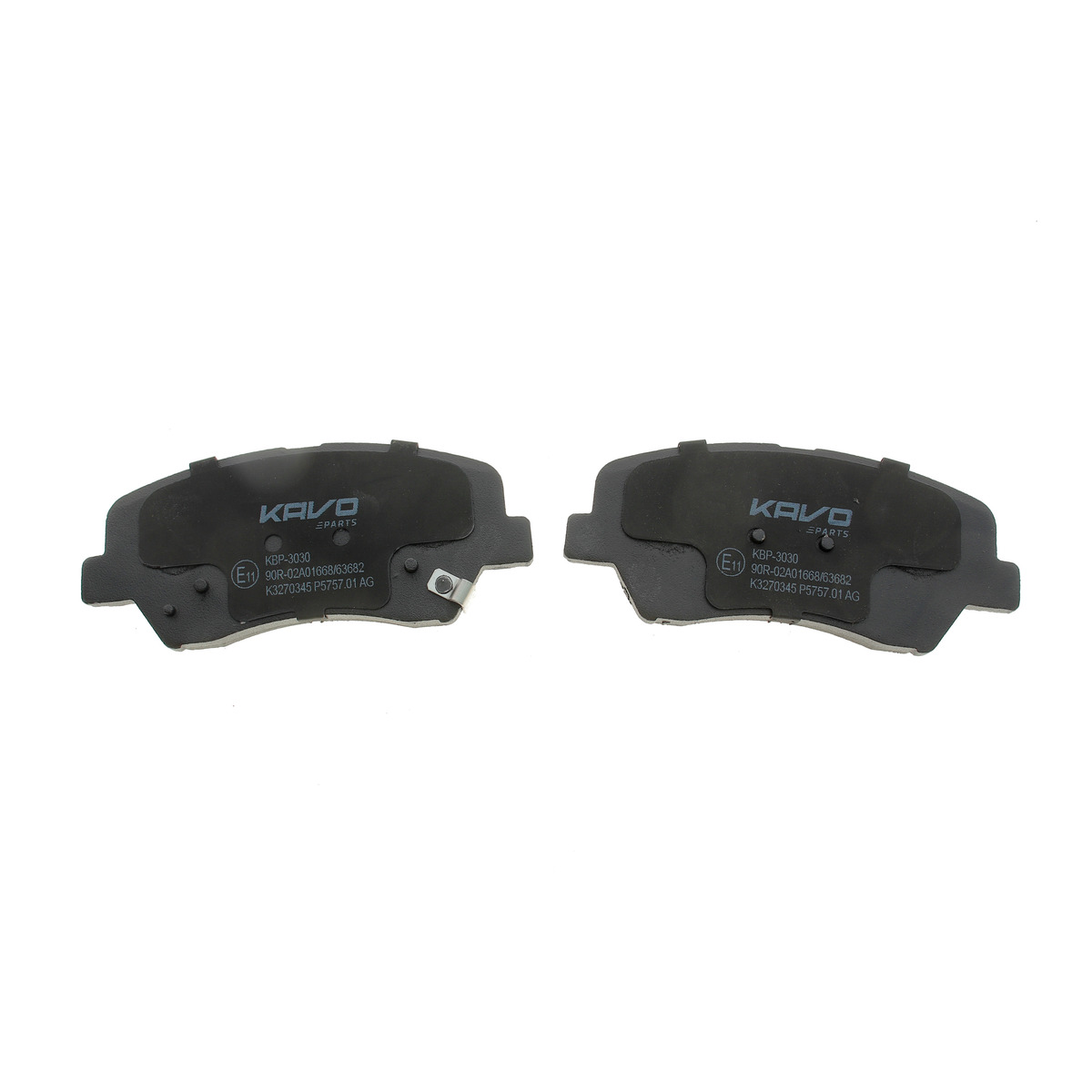 Колодки гальмівні (передні) Hyundai Elantra 10-/ i30 11-/ Kia Ceed/Cerato 12- R15 KAVO PARTS