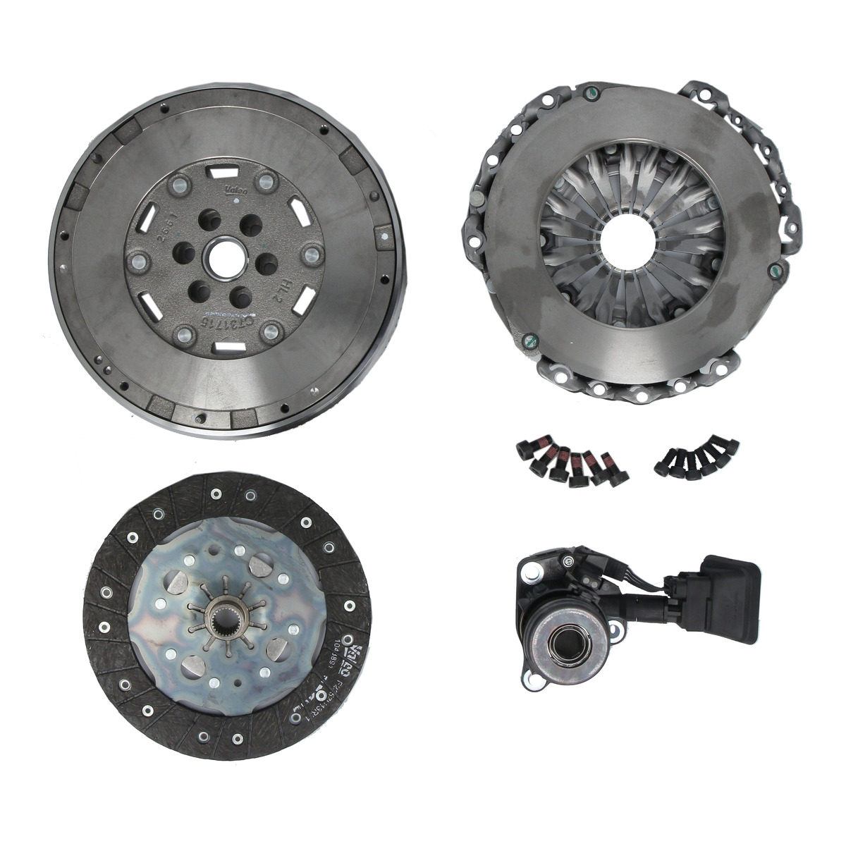 Демпфер + комплект зчеплення Citroen C4/C5/Peugeot 3008/308/5008/508 1.6 HDi 09- (d=235mm) z=26 Valeo