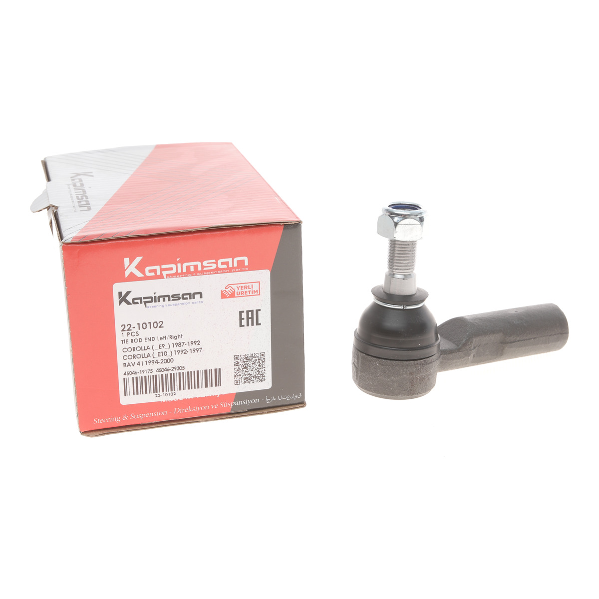 Наконечник тяги рульової Toyota Camry 86-91/ Carina 83-88/ Celica 85-99/ Corolla 83-01 Kapimsan
