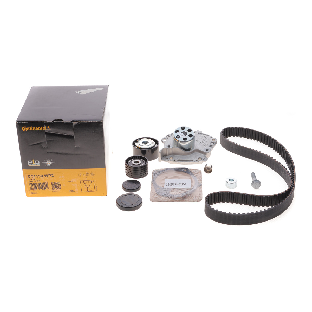 Комплект ГРМ + помпа Renault Clio III/Megane II/III/Scenic II/Trafic 2.0 16V 01- (27x126z) Continental