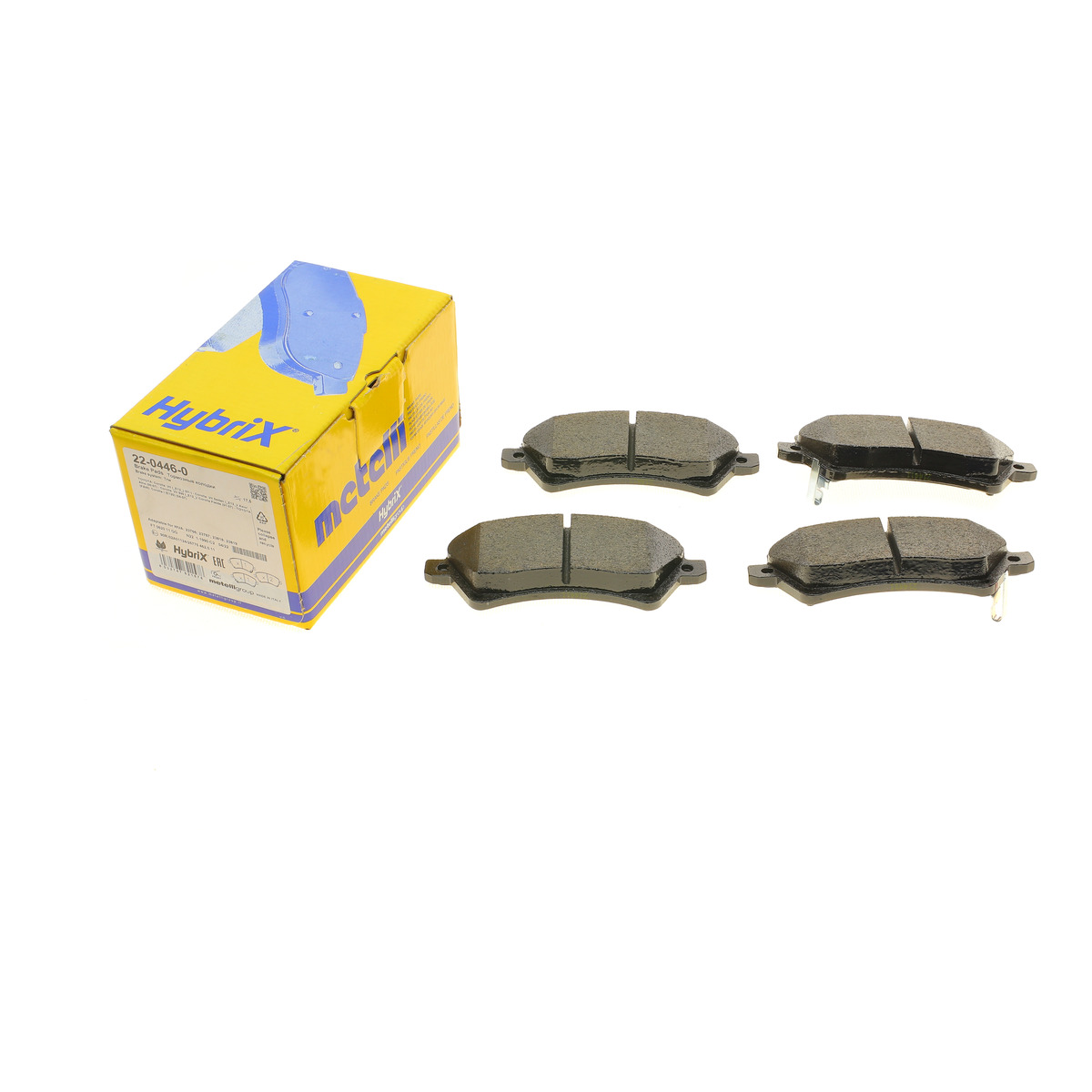 Колодки гальмівні (передні) Toyota Corolla 01-14 Metelli