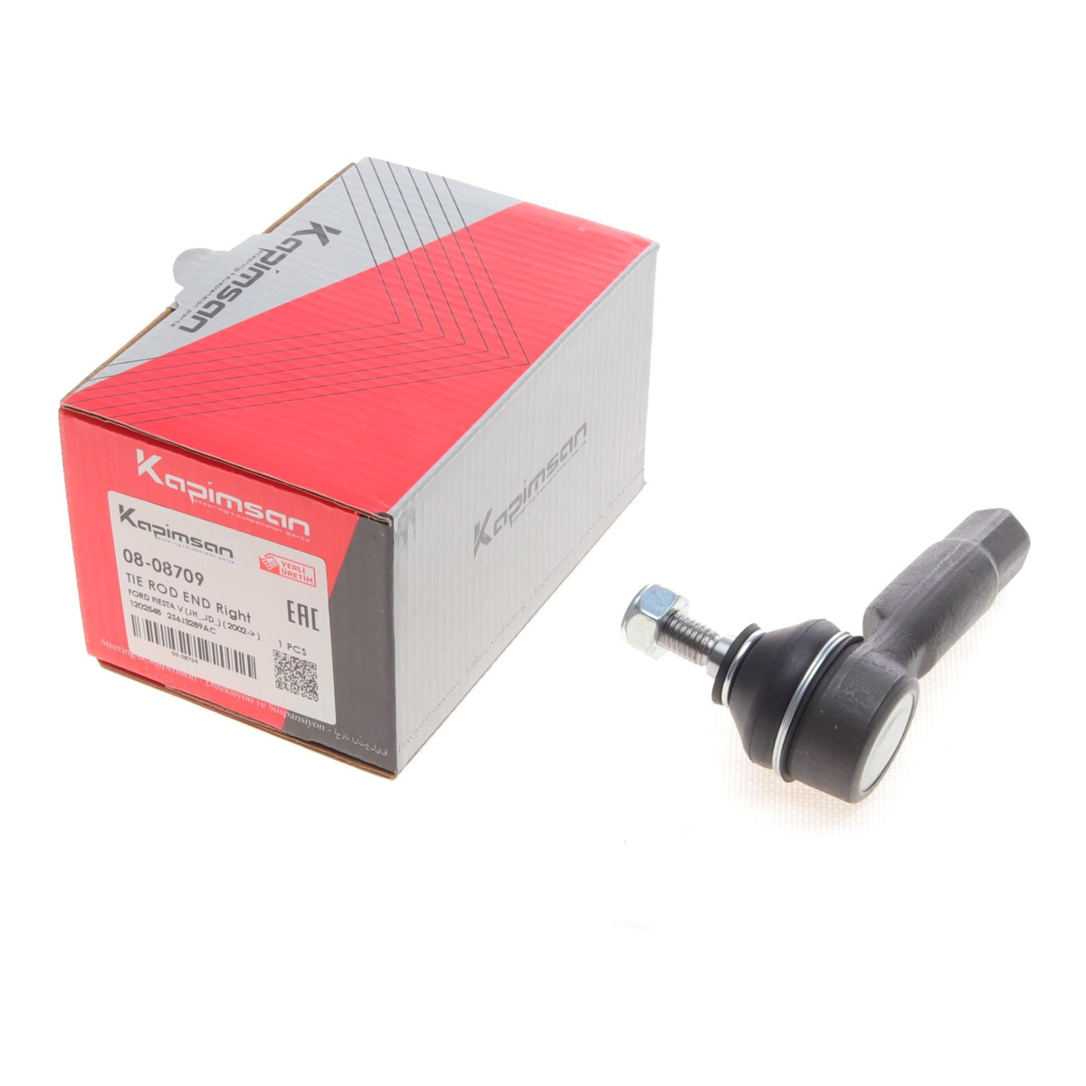 Наконечник тяги рульової (R) Ford Fiesta/Fusion 01-12 (поперечн.) (L=94mm) Kapimsan