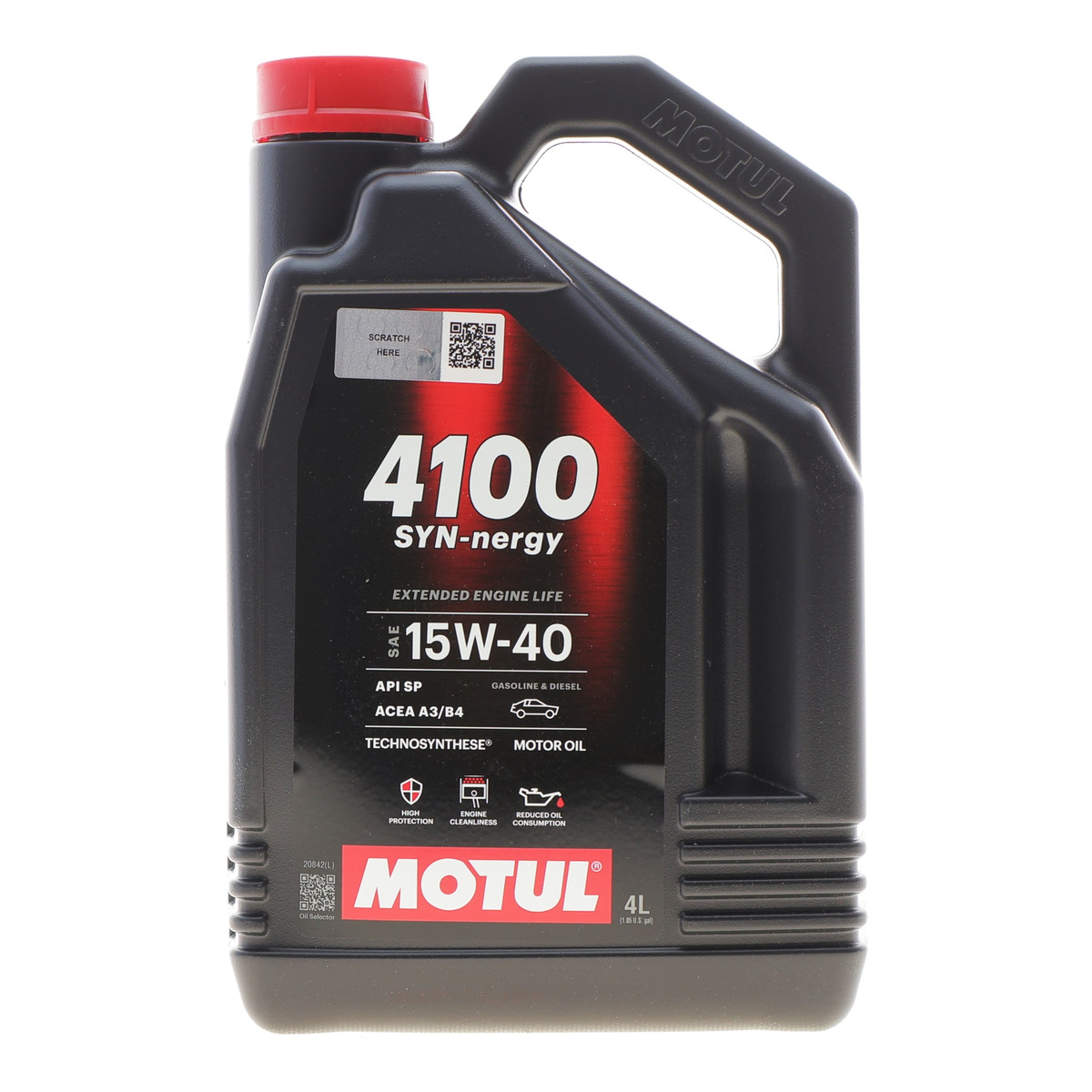 Масло 15W40 4100 Syn-nergy (4L) (API SP) (ACEA A3/B4) (113150)