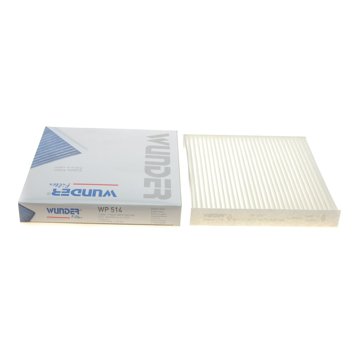Фільтр салону Ford Ranger 2.2/3.2TDCi 11- Wunder Filter