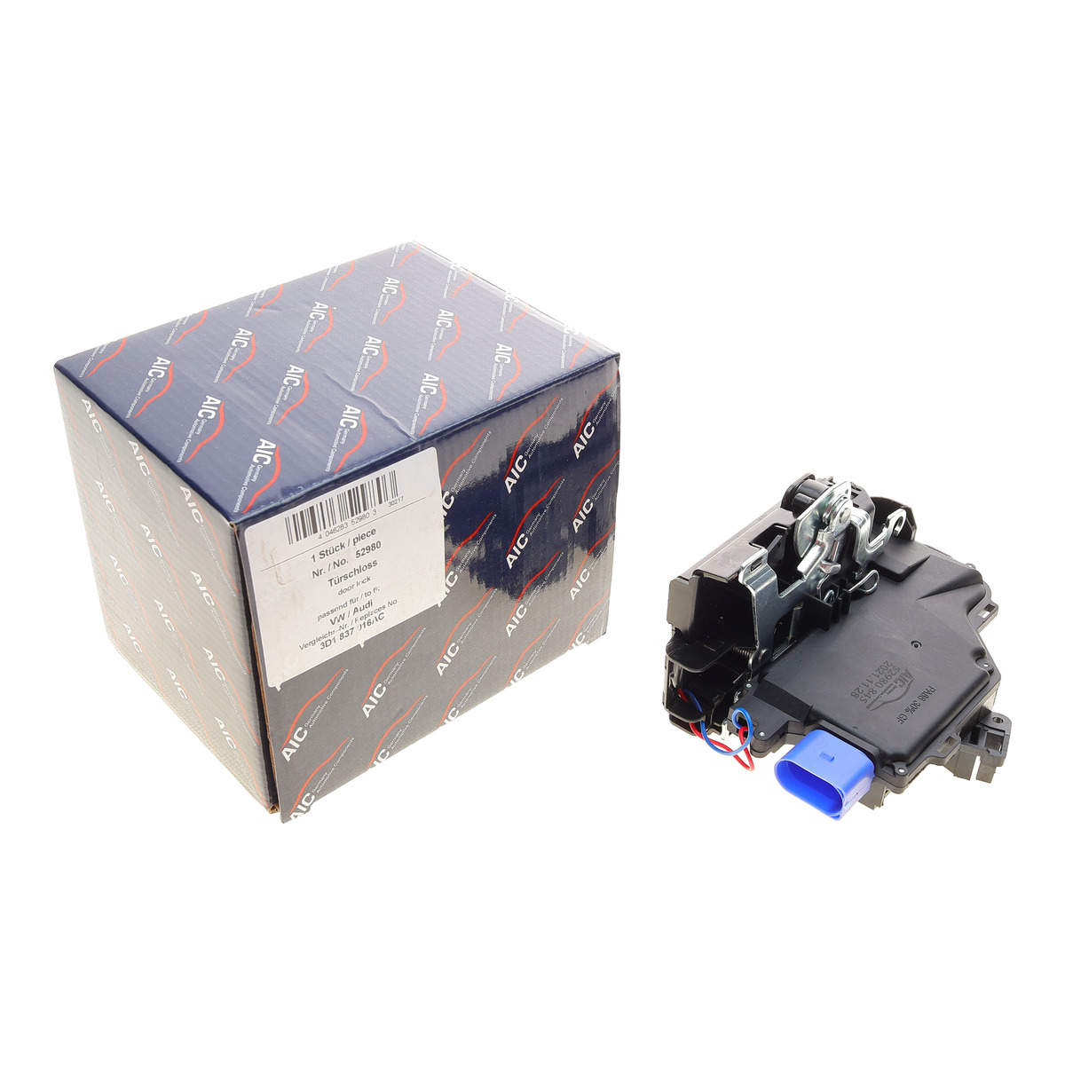 Замок дверей (передніх/R) VW Caddy/Golf/Touran/Touareg 03-15/Skoda Octavia 04-13 AIC